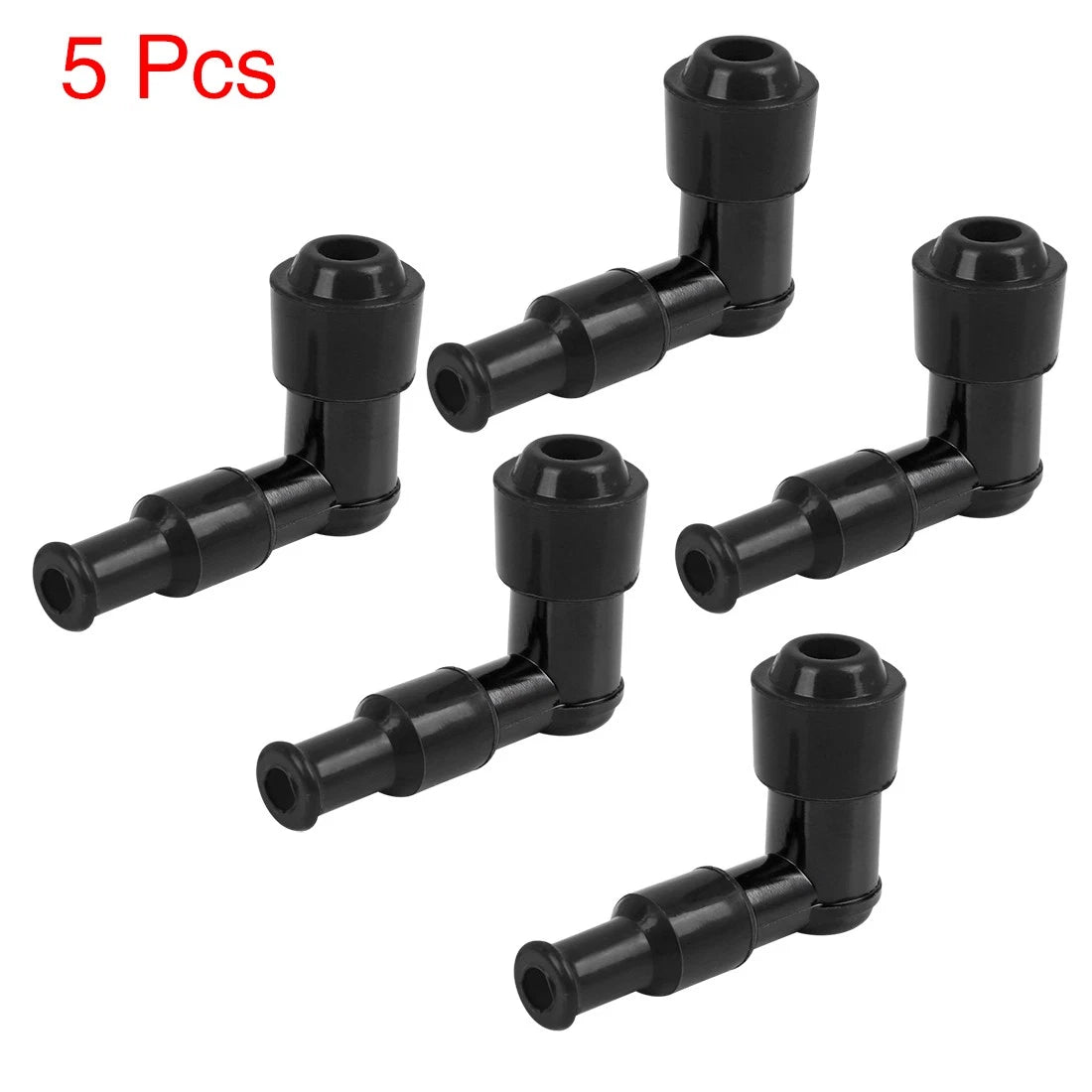 5pcs Spark Plug Cap Cover Black Waterproof for CG125 GN125 Motorcycle Dirt Bike