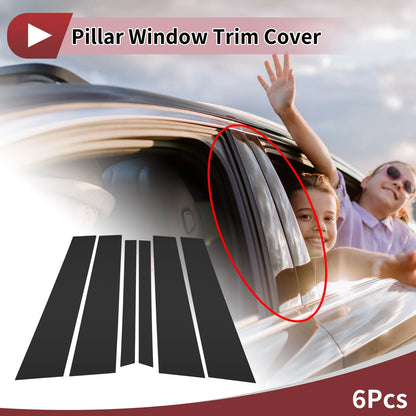 Door Pillar Window Trim for Volvo XC40 2020-2021 Black ( Left & Right)