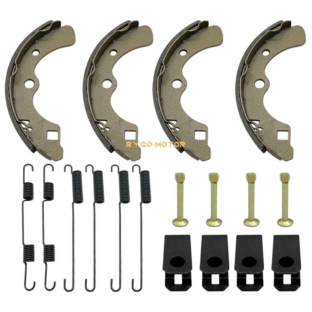 Rear Brake Shoes & Springs Pins for Kawasaki Mule 1000
