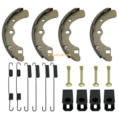 Rear Brake Shoes & Springs Pins for Kawasaki Mule 1000
