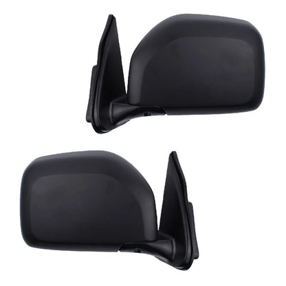 Side Mirror Manual Black Pair Fits Toyota Hilux Tiger SR5 D4D Pickup 1998-04 D05
