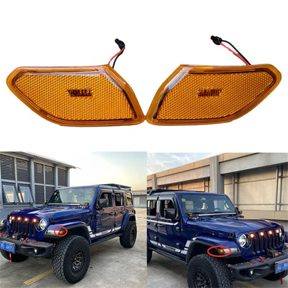 LED Side Marker Lights Left+Right for 2018-2020 Jeep Wrangler (2018-2020)