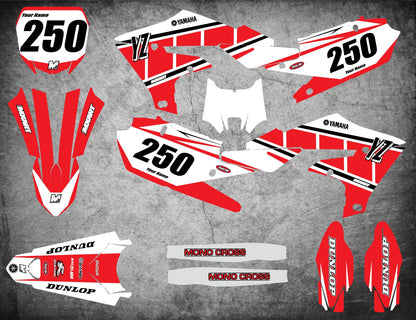 Yamaha YZF 450 YZ 450F Retro Graphics Kit (2018-2021)