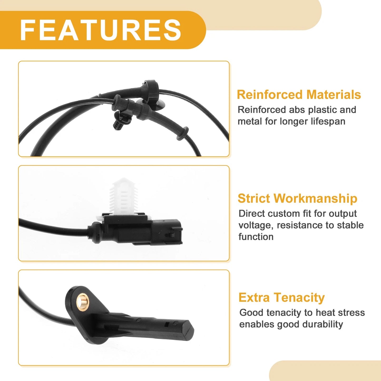 ABS Wheel Speed Sensor for Chevrolet Colorado ZR2