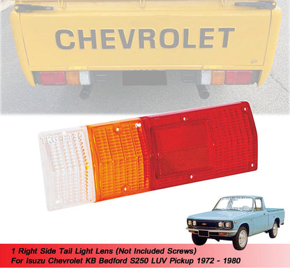 RH Tail Light Lens for Isuzu Chevrolet KB Bedford LUV Ute(1972-1980)