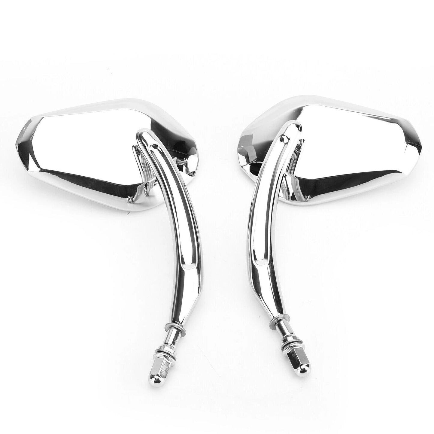 Custom Mirror Diamond M8 Chrome E-Approved for Softail Sportster Touring (2018-2023)