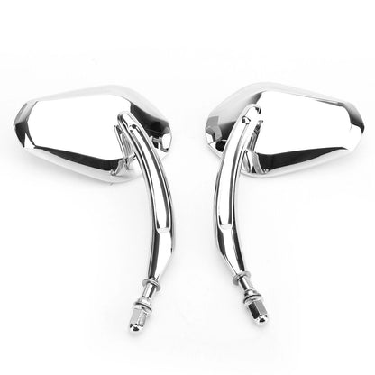 Custom Mirror Diamond M8 Chrome E-Approved for Softail Sportster Touring (2018-2023)