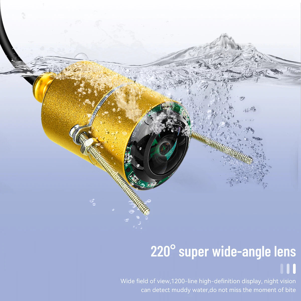 4.3" 1000TVL Underwater Fishing Camera for Ice/Sea/River Fishing (No Year)