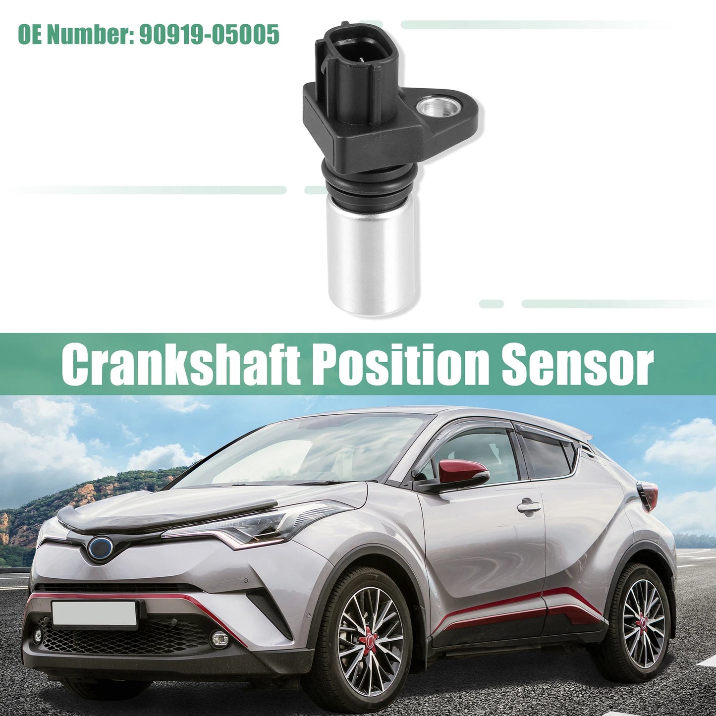 Crankshaft Position Sensor for Toyota Hilux 2000-2005 (2 x)