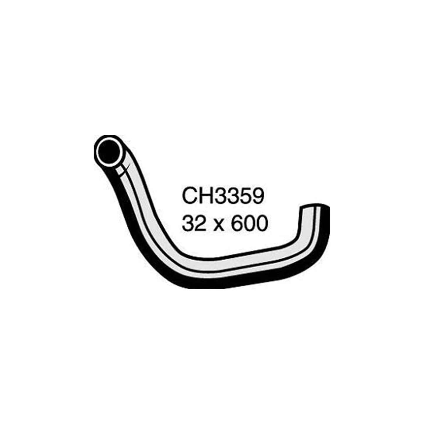 Lower Bottom Radiator Hose for Toyota Corolla ZZE122 1.8L 4cyl (2001-2007)
