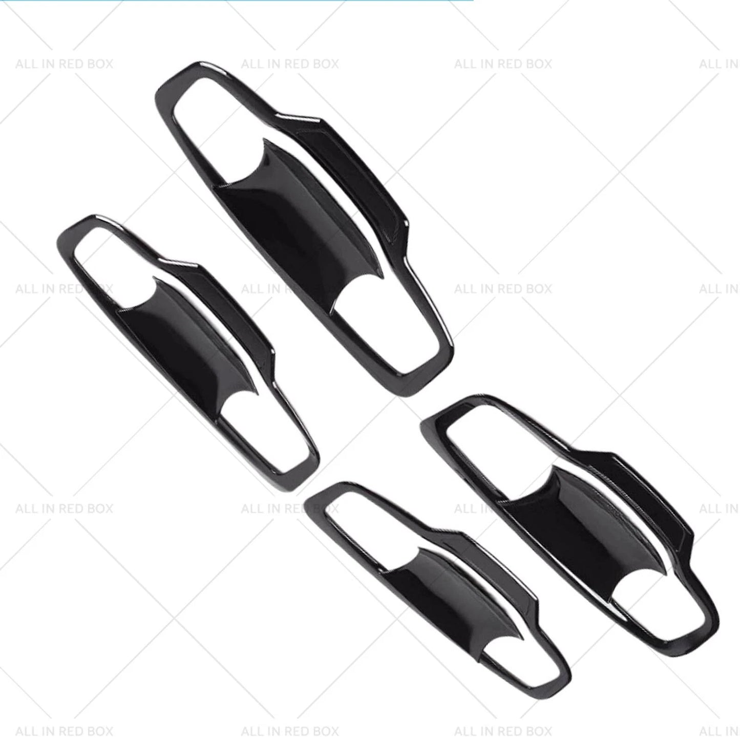 Gloss Black Door Handle Bowl Cover Trim for Mitsubishi Triton (2024+)