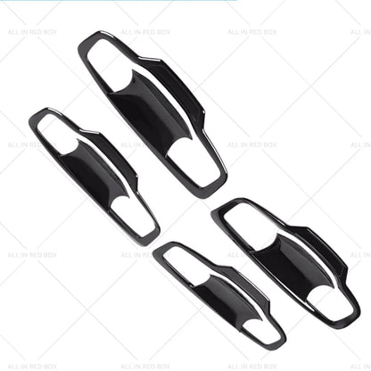 Gloss Black Door Handle Bowl Cover Trim for Mitsubishi Triton (2024+)