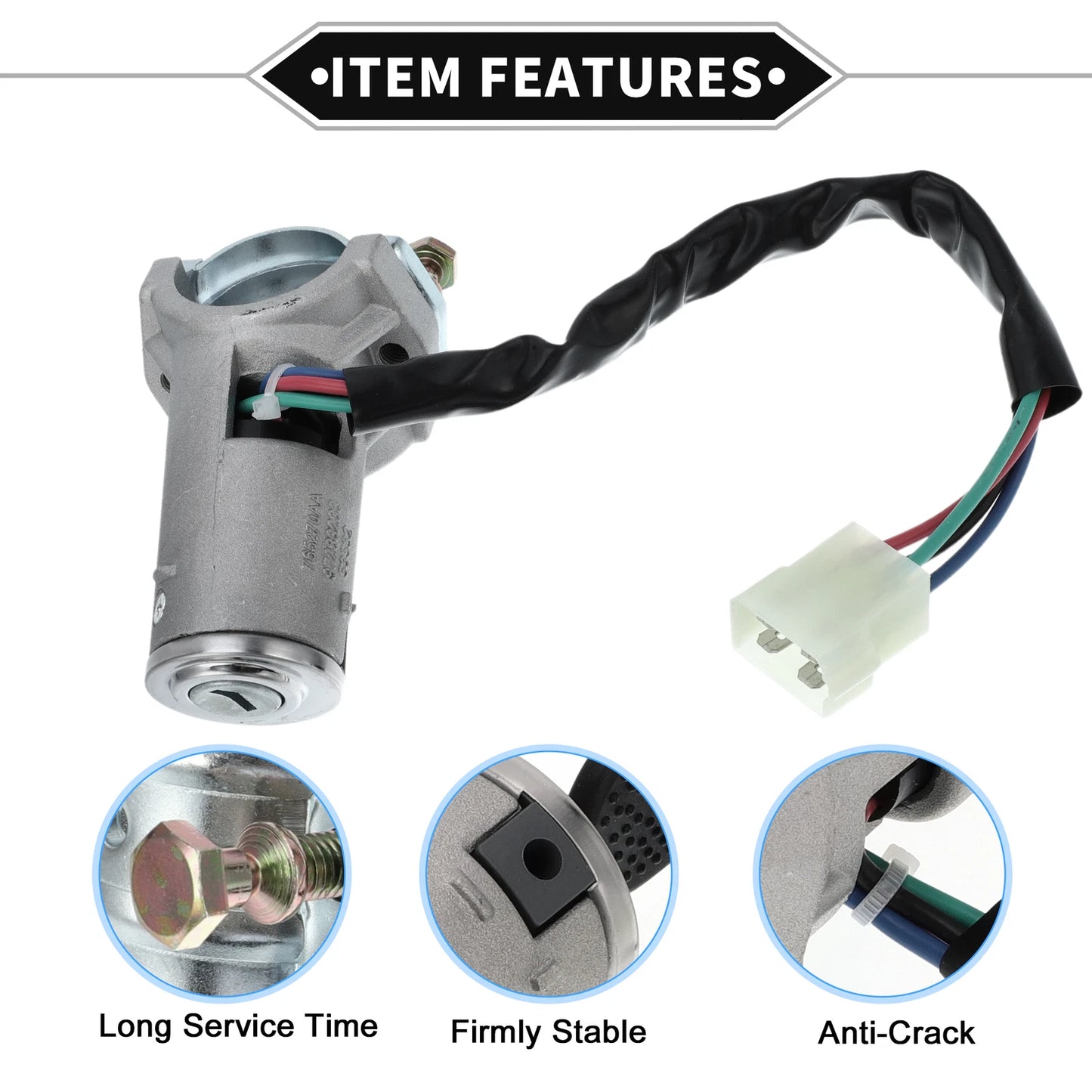Ignition Switch Lock Cylinder Assembly for Fiat Ducato (2006-2023)
