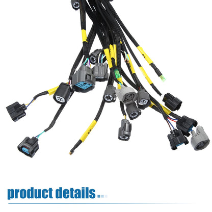 OBD2 Engine Wiring Harness for Honda Civic B16 B18 D16 (2001-2005)