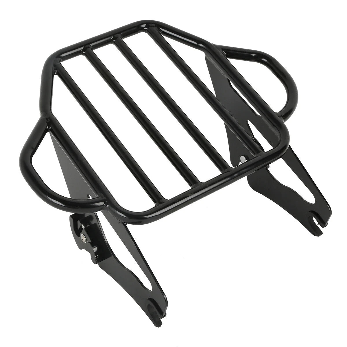 Black Detachable Luggage Rack for Harley Road King Electra Glide (2009 - 2024)