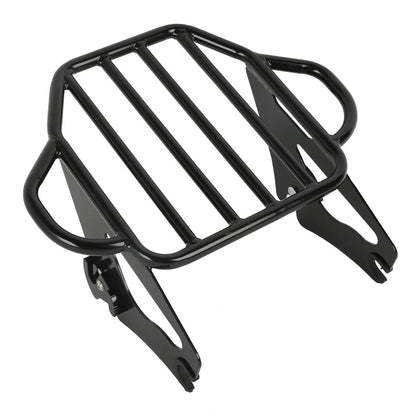 Black Detachable Luggage Rack for Harley Road King Electra Glide (2009 - 2024)