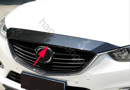 Carbon Fiber Front Engine Lid Cover Trim for 2017-2018 Mazda 6 ATENZA M6