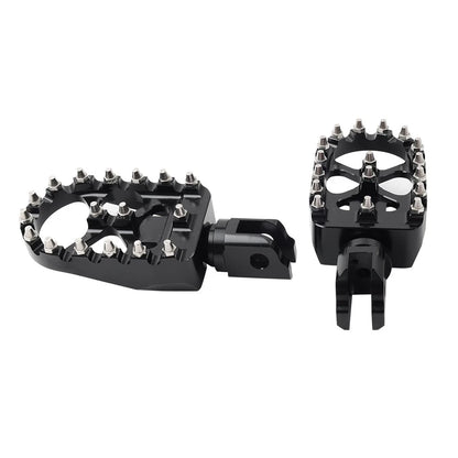 Black Front FootPeg Rider Pedal for Harley FXBB FXLR FXLRS FXLRST FXST FLSB FXBR (2018-2023)