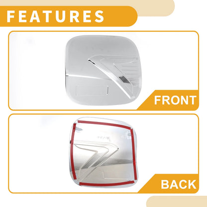 Fuel Tank Door Cap for Mitsubishi Eclipse (2018-2025) Chrome Silver Tone