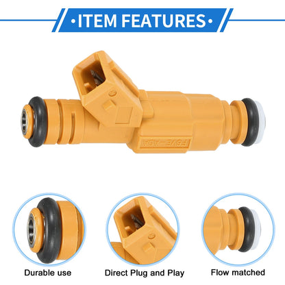 Fuel Injector for Jeep Cherokee 1989-1998 4.0L Yellow (1989-1998)