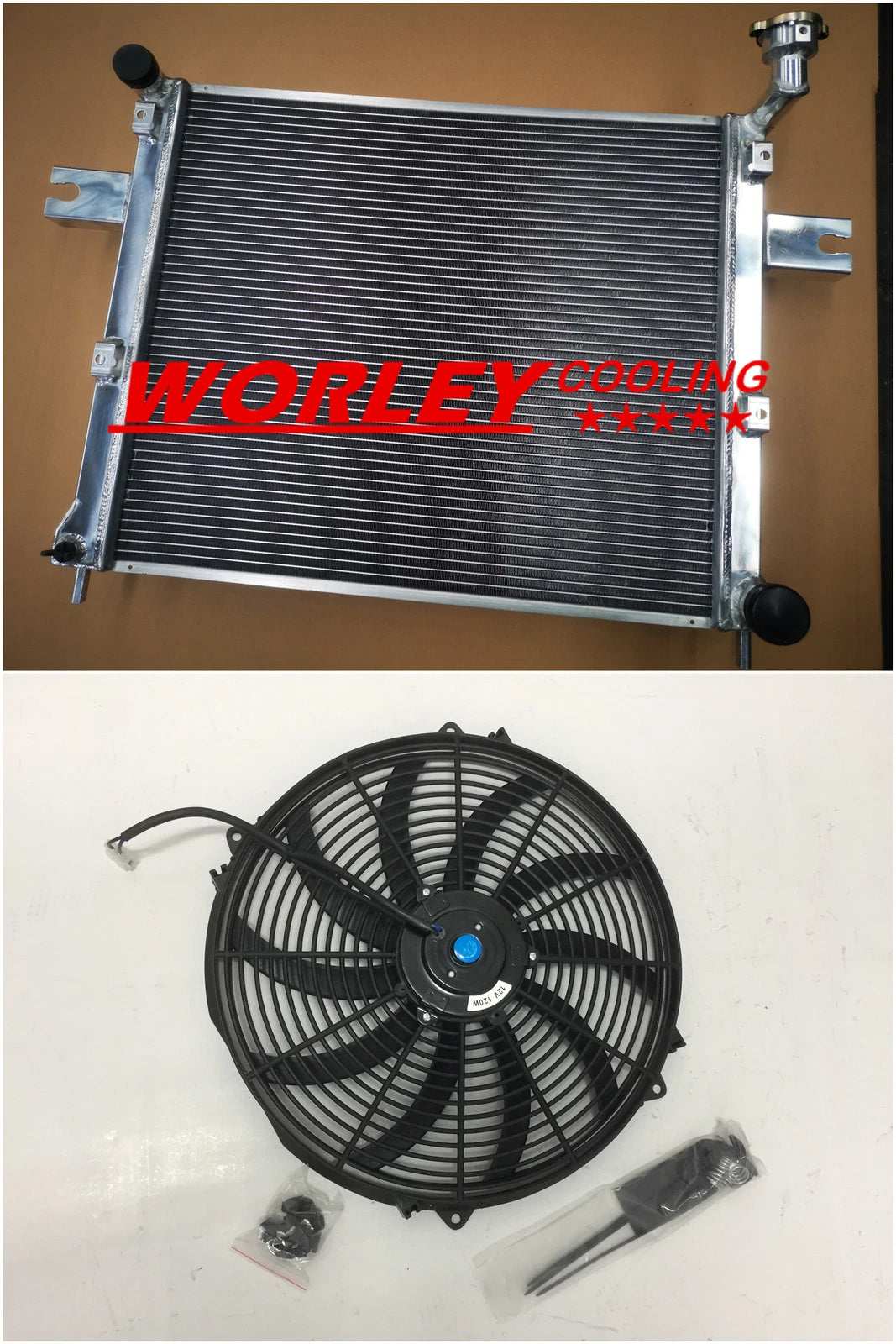 Radiator & Fan for Jeep Commander, Grand Cherokee 2005-2010 V6/V8
