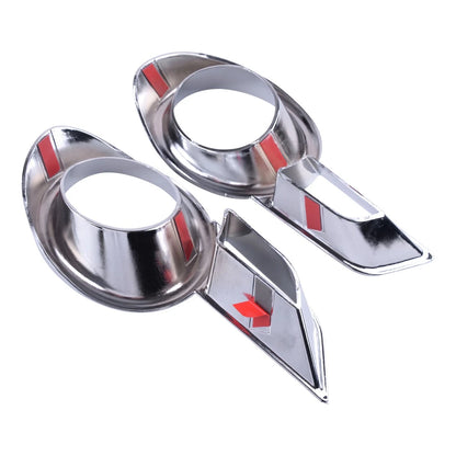 Chrome Fog Light Bulb Covers for Toyota Highlander (2008-2010)