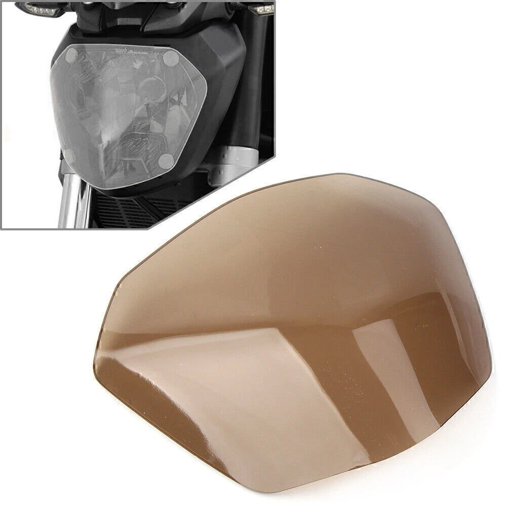 Front Headlight Guard Shield Smoke Lens Cover for Yamaha MT-07 (2018-2021)