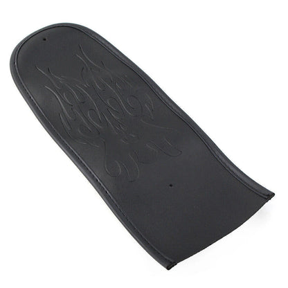 Leather Cushion Rear Flame Stitching for Harley Dyna Fat Bob & Street Glide