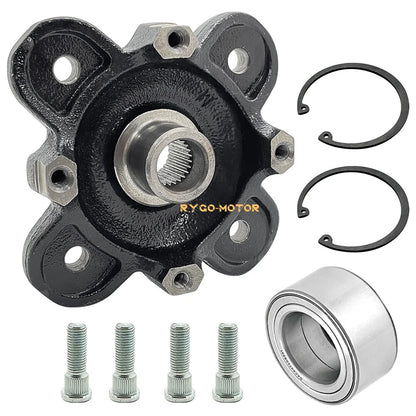 Front Wheel Hub and Bearing Kit for Polaris Ranger 900 1000 HST Brutus
