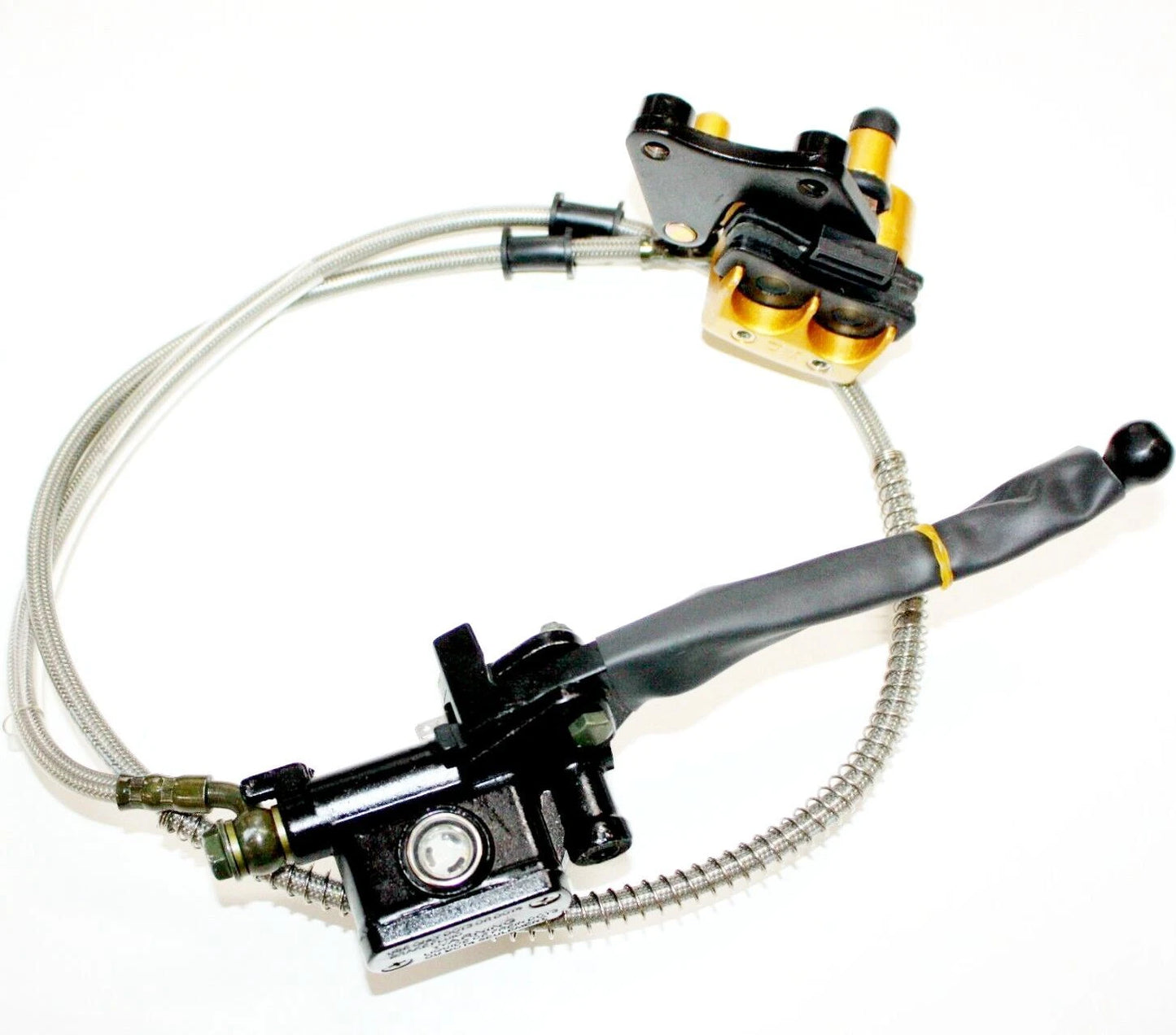 Hydraulic Front Disc Brake Caliper System Pads for 90-125cc PIT PRO Dirt Bike