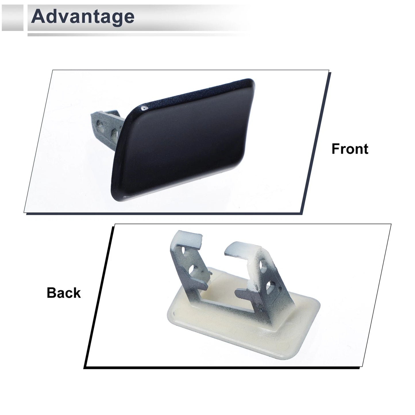 Left Front Bumper Headlight Washer Nozzle Cover for BMW X3 Dark Blue