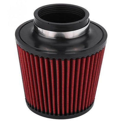 76mm Red Air Filter & Clamp for Universal Cold Air Intake System