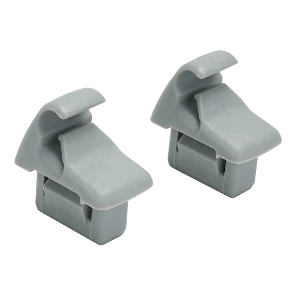 Car Sun Visor Holder Clips Grey for Lancer, Outlander (2007-2017)
