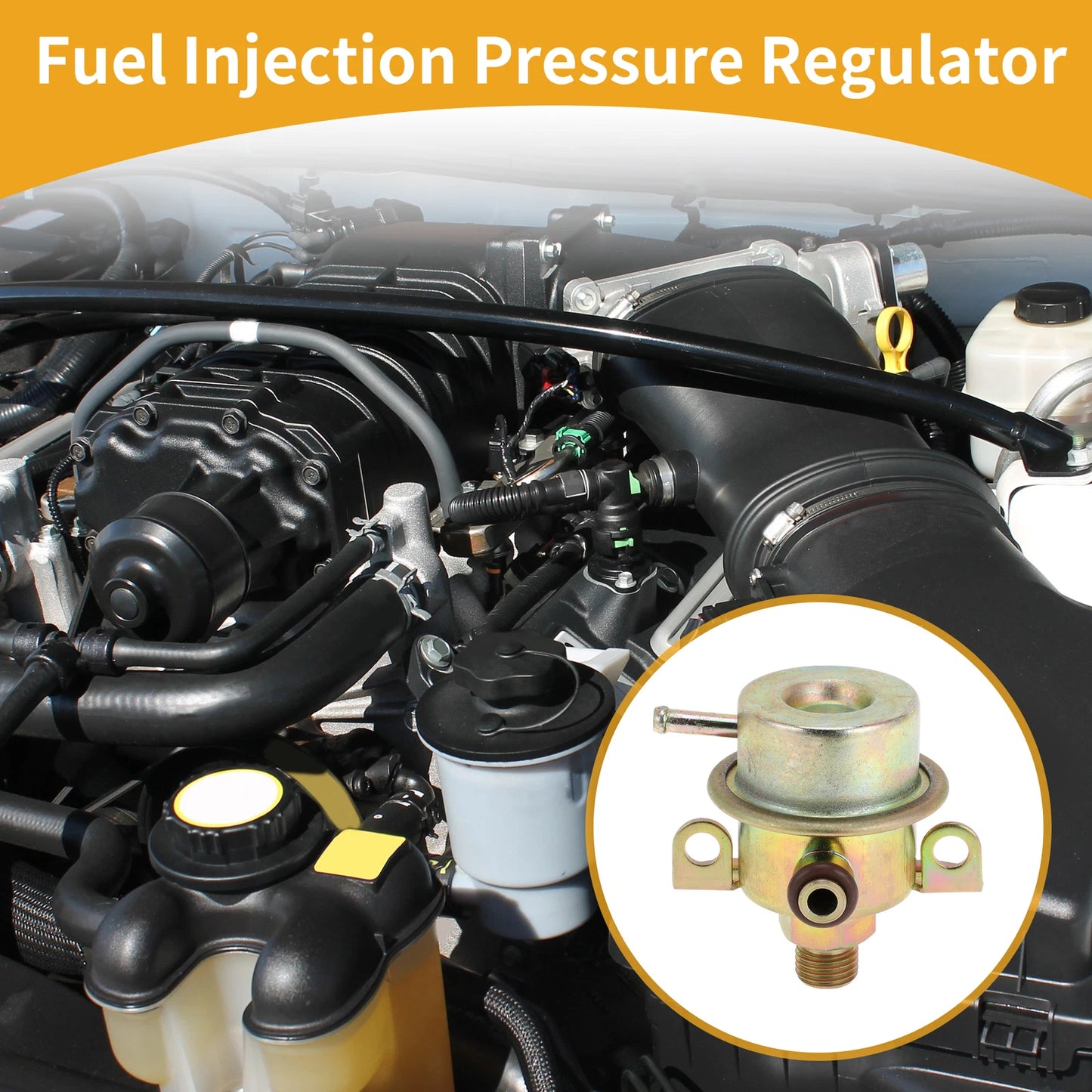 Fuel Pressure Regulator Metal for Ford Explorer (1991-1998) 1 Pc