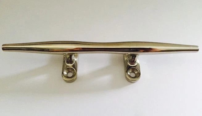 Rope Cleat for Boat/Marine 316 Stainless Steel 200mm Slimline Deck Cleats x2