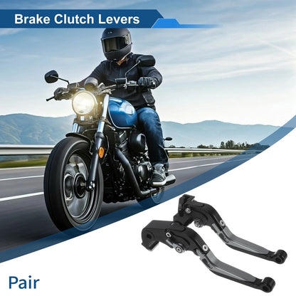 1x Adjustable Short Long Brake Clutch Lever for Kawasaki Z1000SX (2017–2020)