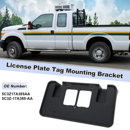 Front License Plate Mounting Bracket for Ford Super Duty F250 F350 F450 (2005-2007)