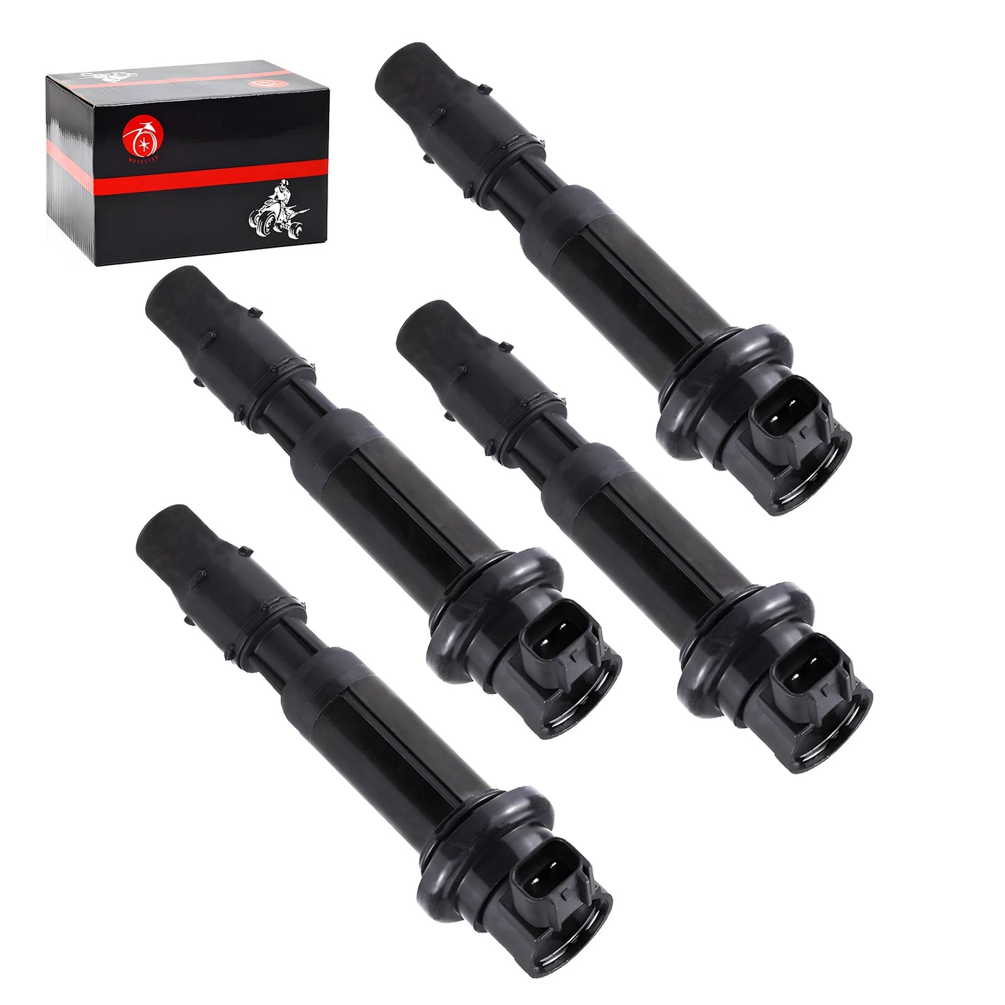 Ignition Coil 4 x for Kawasaki NINJA ZX-6R ZX600 ZZR600 (2005–2008)