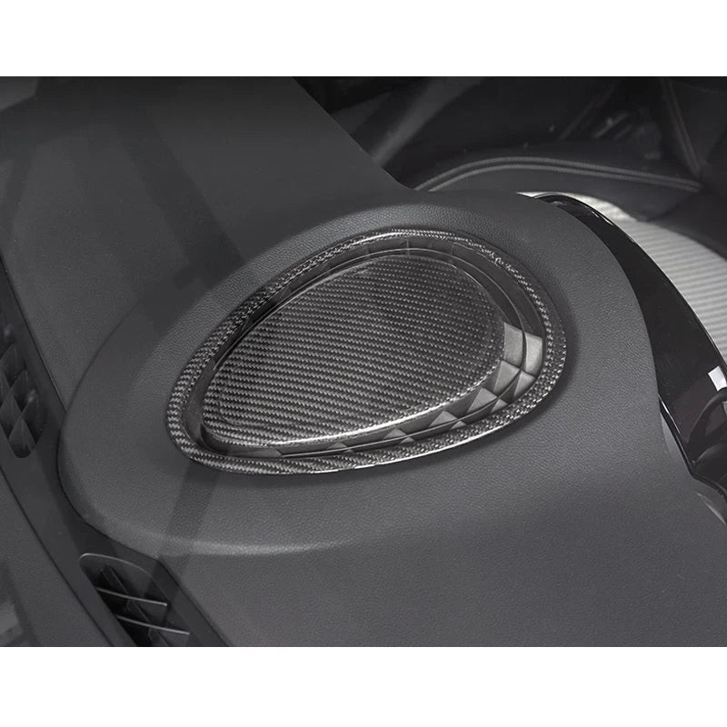 Dry Carbon Fiber Dashboard Center Vent Cover Trim for Mini Cooper F55 F56 F57