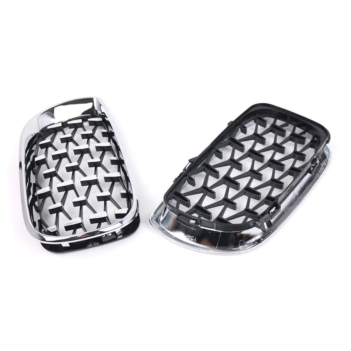 Chrome Front Grill Diamond Metero Style for BMW E46 3 Series (2002-2005)
