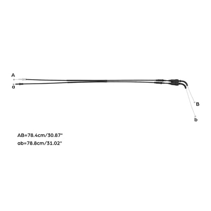 Throttle Cables for Kawasaki Ninja ZX6R ZX600R (2009-2012)