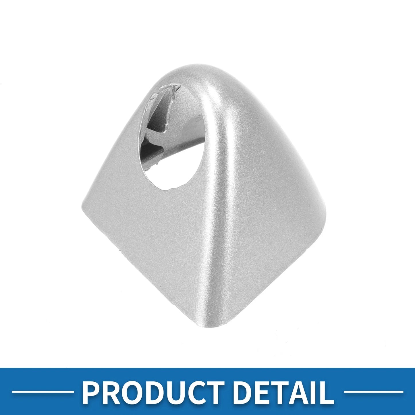 Washer Nozzle Cover Cap for BMW X5 (2000-2006) Silver Tone