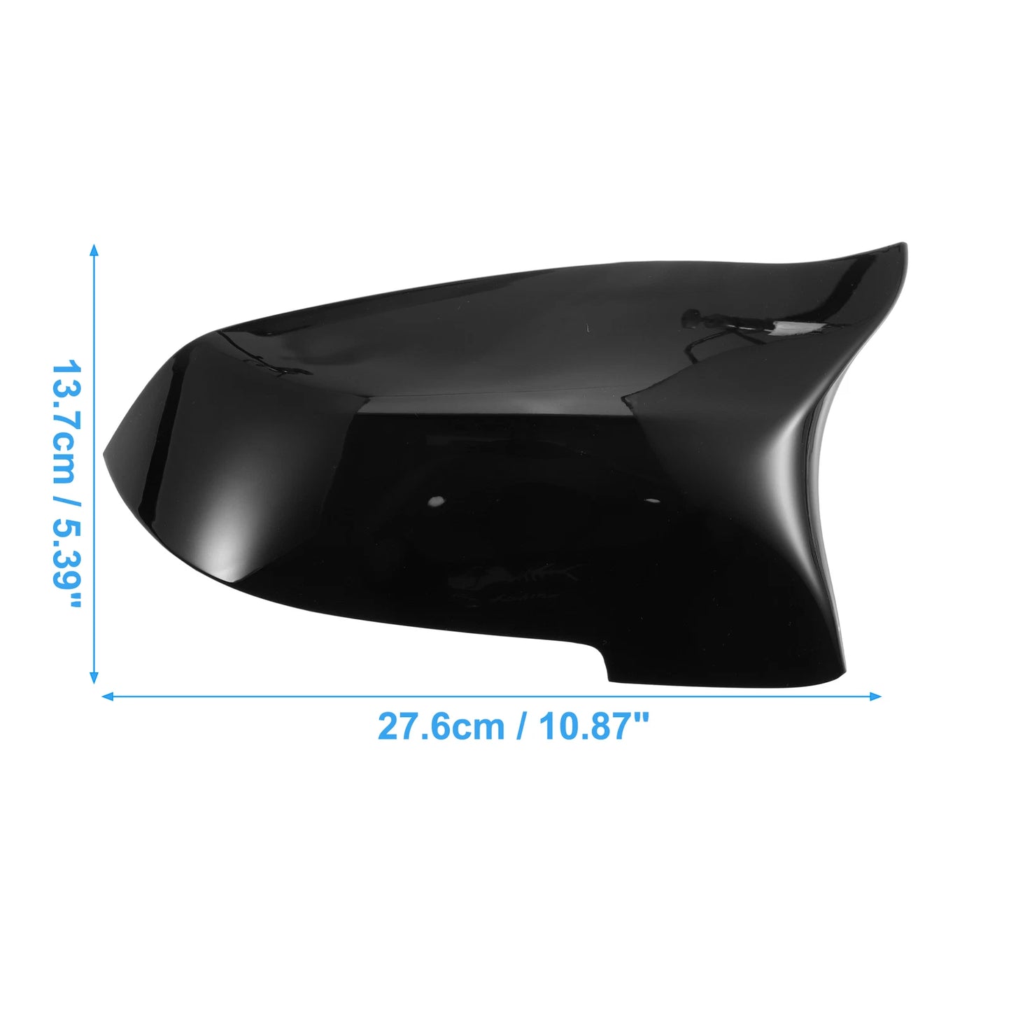 Bright Black Rear View Mirror Cover for BMW 528i (2011-2016)