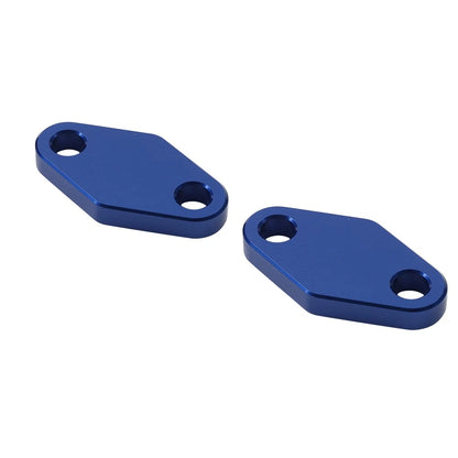 Blue Oil Cooler Block Off Plate w/ Gasket for Suzuki Hayabusa GSX1300R (1999-2020)