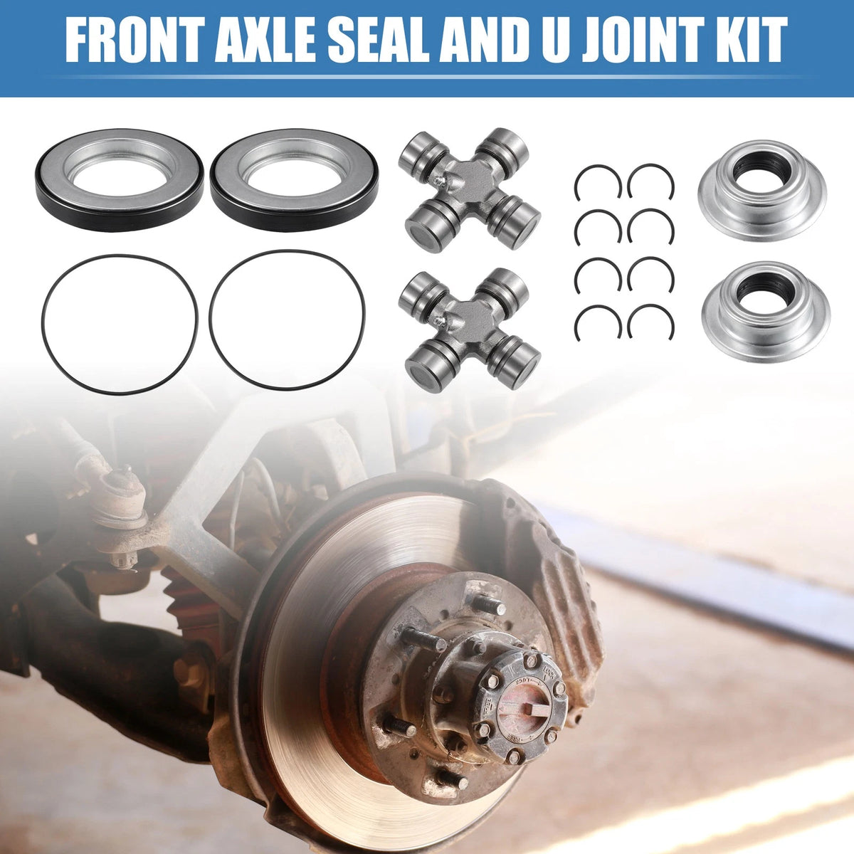 Front Axle Seal Set for Ford Super Duty F250 F350 (2005-2014)