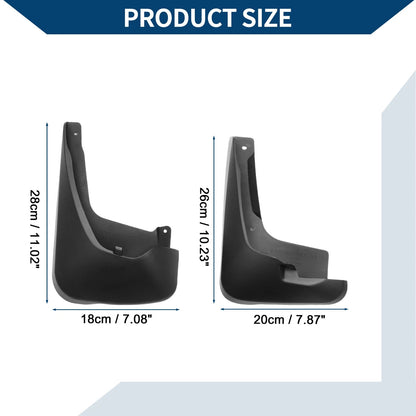 Mud Flaps Splash Guards Set for Toyota Corolla LE (2003-2006)