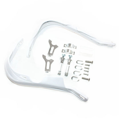 22mm Heavy Duty White Alloy Handle Bar Hand Guards for PIT PRO Trail Quad Bike