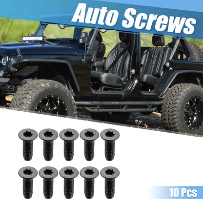 10 x Torx Screws for Jeep Wrangler CJ7 YJ TJ Tailgates (1976-2006)