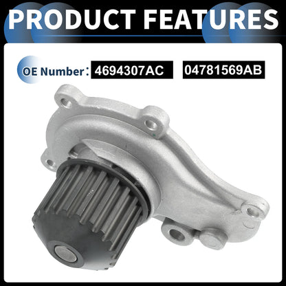 Water Pump with Seals & Tensioner Kit for Chrysler Cirrus (1995-2000)