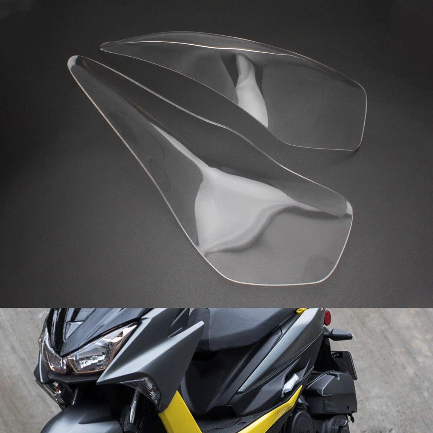 Headlight Glass Cover for Yamaha Force 155 (2016-2021)